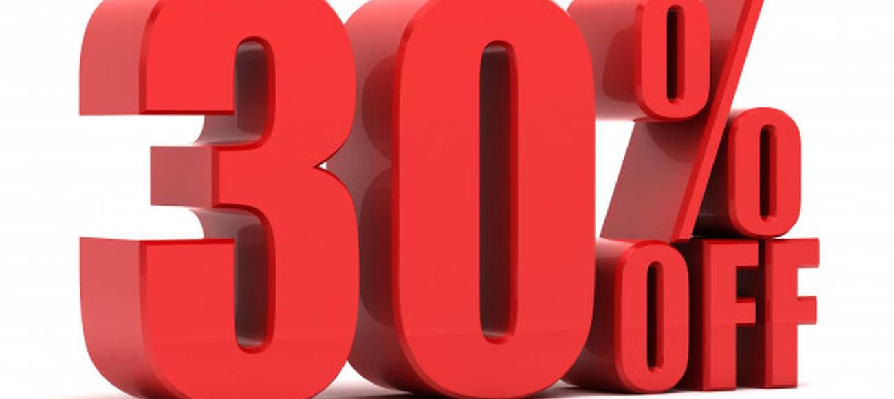 30% de Descuento